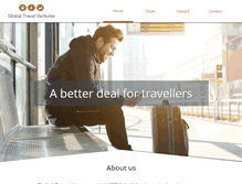 Tablet Screenshot of globaltravelventures.com